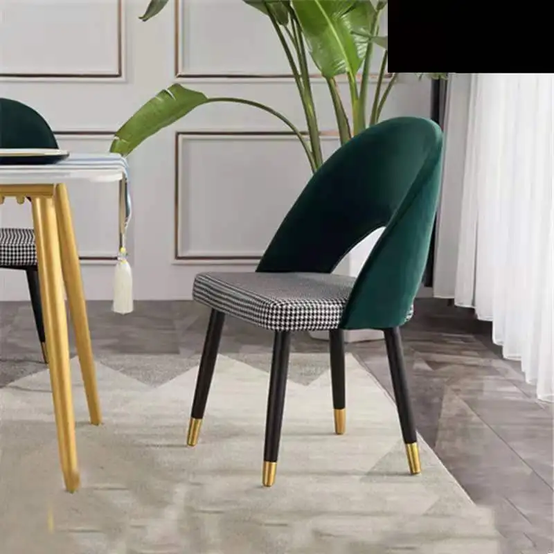 Хэбэй Minghao оптовая продажа современный новый дизайн подлокотник ножки из нержавеющей стали комфортный тканевый стул в скандинавском