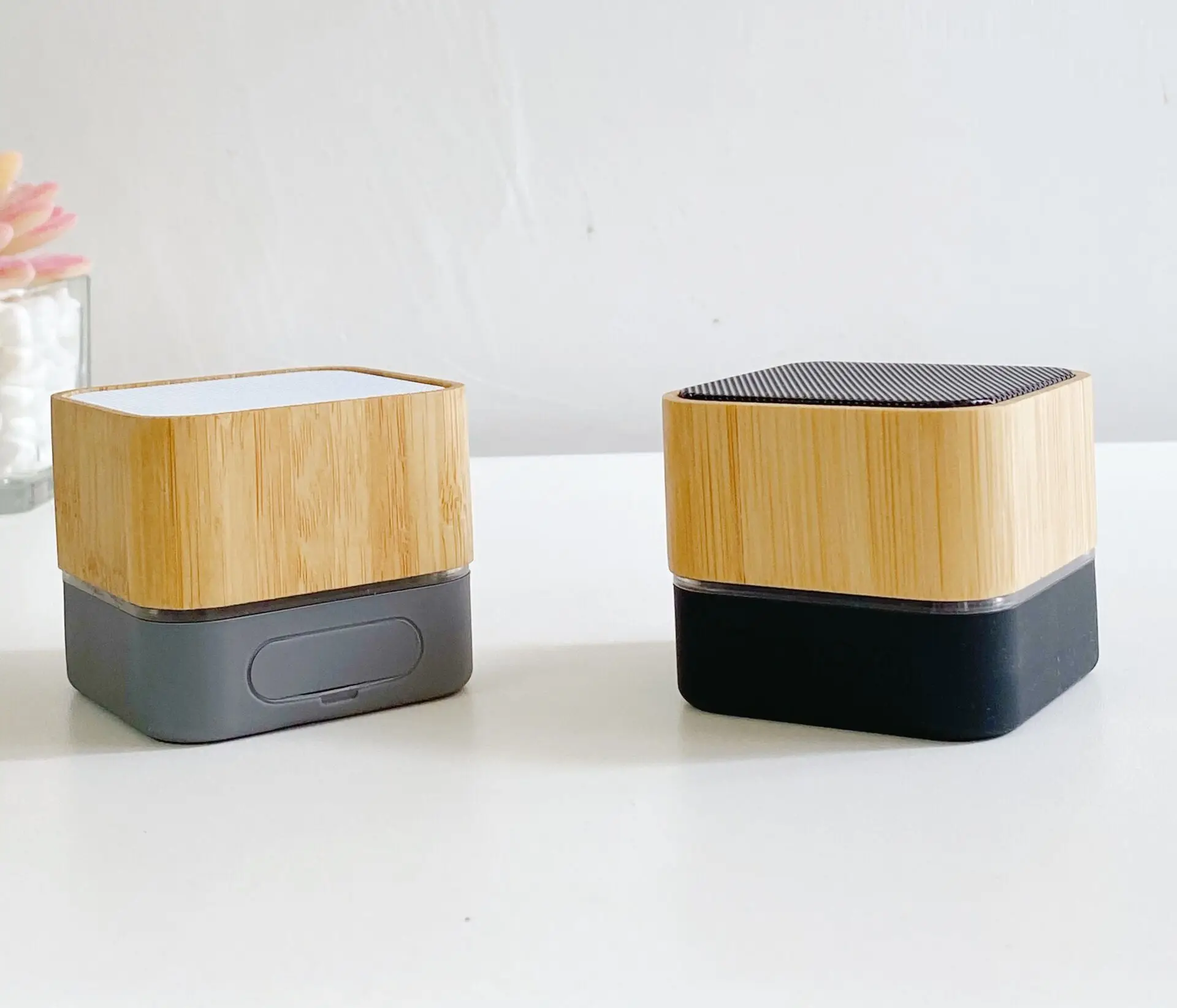 工場バルクウッドポータブルスピーカーワイヤレスOEMサービスギフト竹