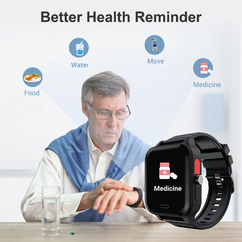 Gps Tracker Smart Watch Med Sim Kort J-STYLE 2032 4G GPS Tracker