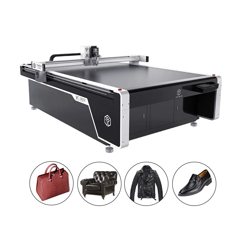 Yuchen CNC Digital Packing Box Sticker Automatic Oscillating Knife Cutting Machine