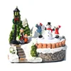 Style bonhomme de neige de petite maison lumineuse