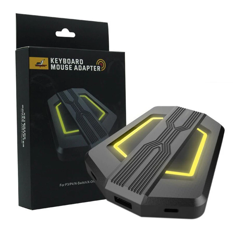Keyboard Mouse Converter Game Controller Set for PS4 PS3 Gamepad Adapter Converter Plug and Play for XBoxes One Joystick