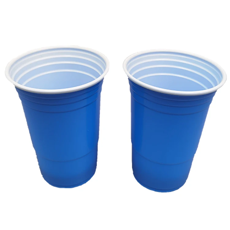 Disposable party beverage juice cups custom colored plastic beer