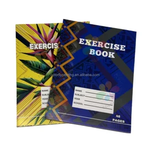 Custom Logo PNG Education Supply A5 Notebook - Custom Saddle Stitched Ruled Exercise Book