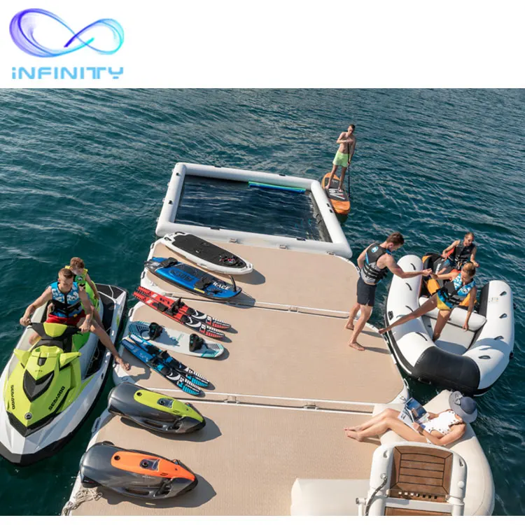 inflatable water floating air pontoon inflatable