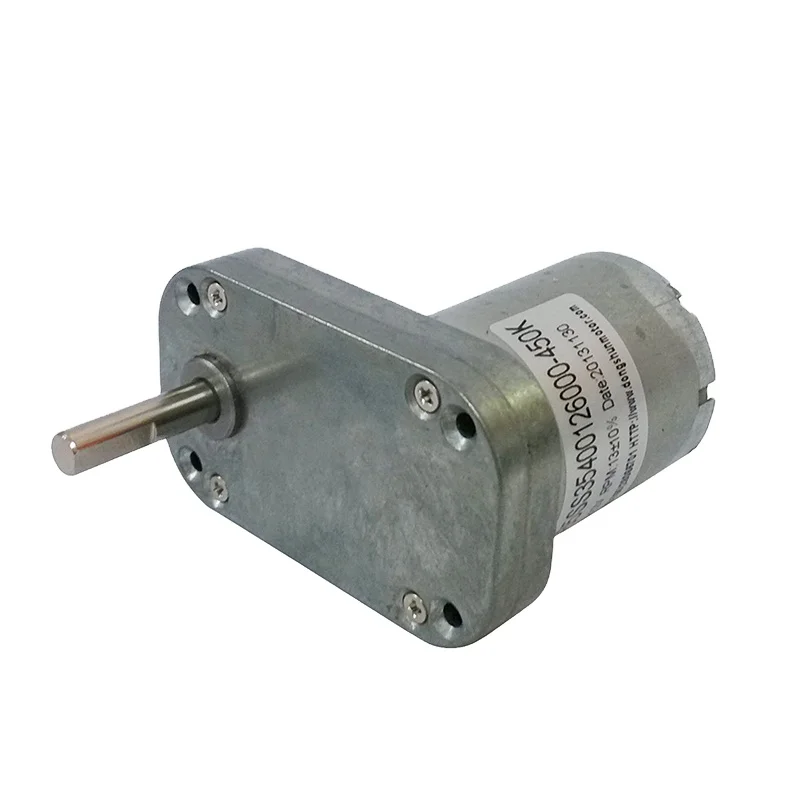 Pancake DC square gearbox 65mm 65SS3540 6v 12V 24V Brush dc Gear Motor CE RoHS for BBQ grill