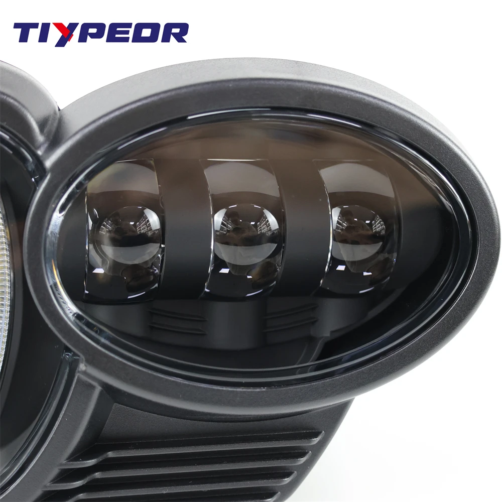 lo beam drl projector headlight assembly-5