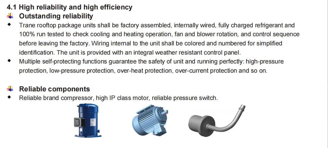 Packaged Unit, R-410A, 220-230V, 1.8-12.6KW - detail 8