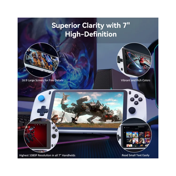 7-Inch Handheld Retro Gaming Console with 4GB+64GB Memory & OEM/ODM