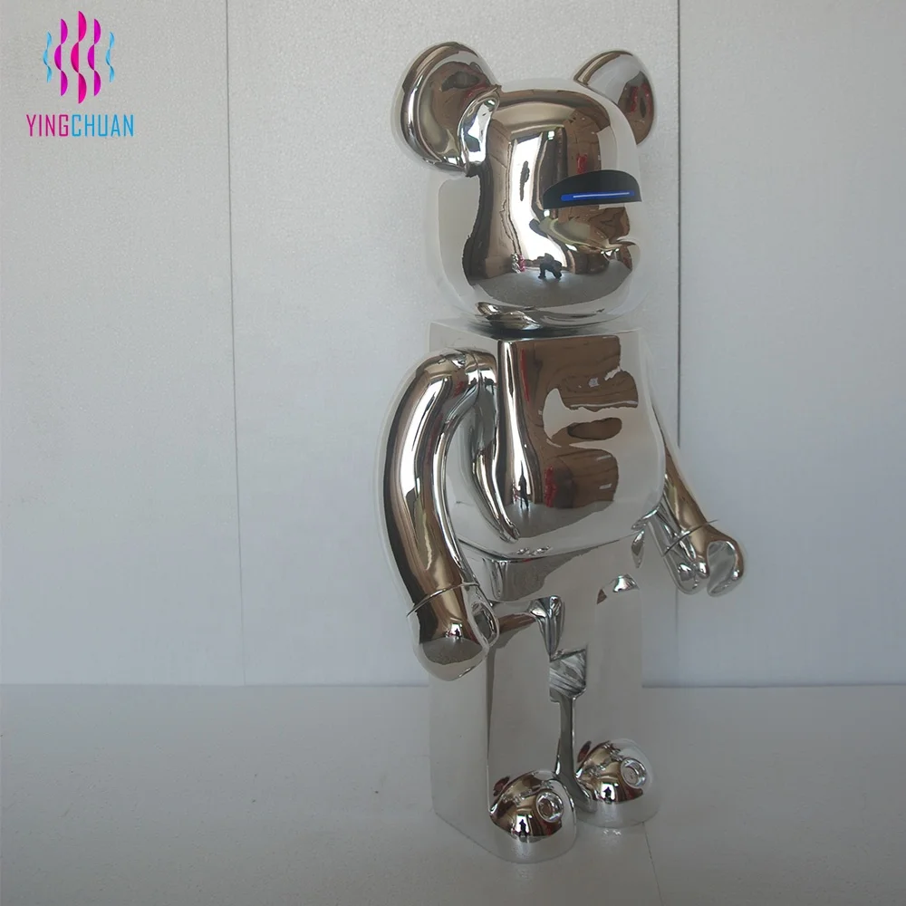 Source Modern art animal cartoon sculptures fiberglass life size bear  mannequin on m.