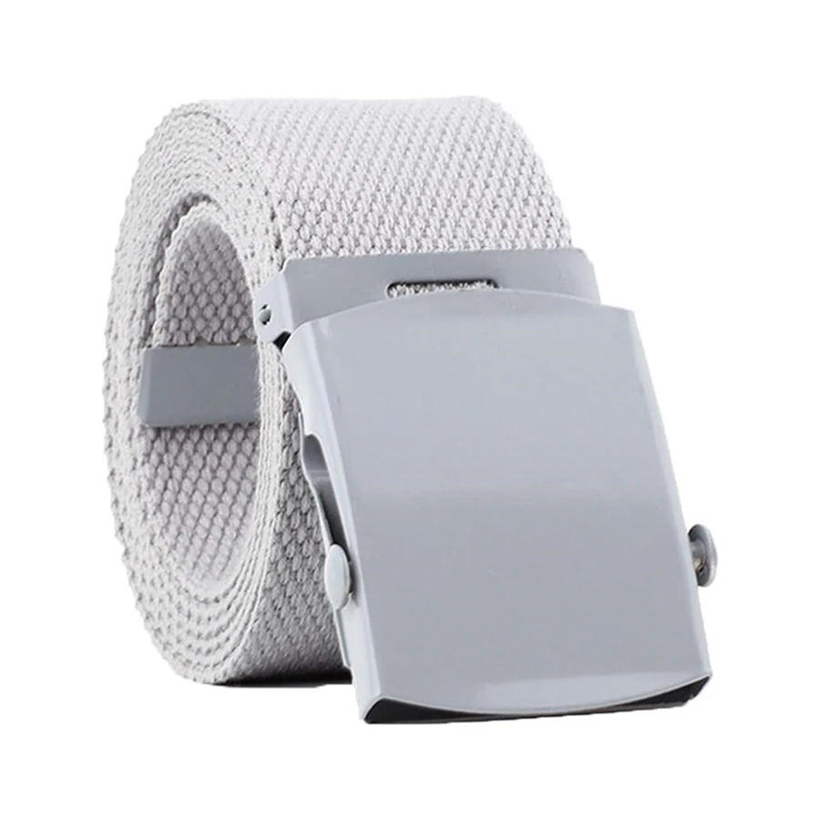 Durable Elastic Men Nylon Tactical Hiking Belt Man's Casual Outdoor Canvas Buckle Wear-resistant Tactical Belt