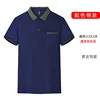 Navy blue and tea green color combination [collar]
