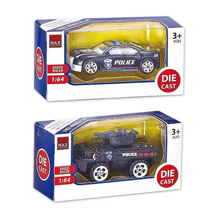 Diecast Car 1:64 Alloy Police Toy Car - YICHENG Model