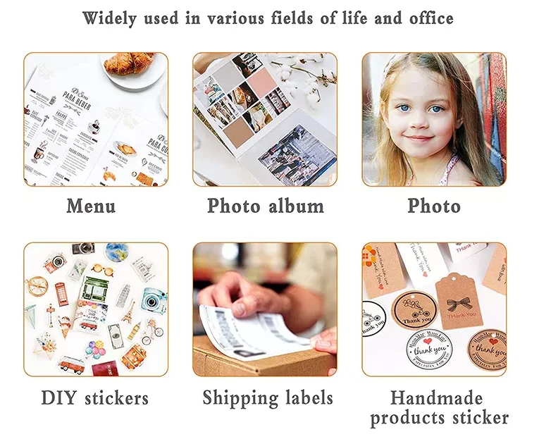 Printable Clear A4 Self Adhesive Waterproof Inkjet Printer Stickers ...