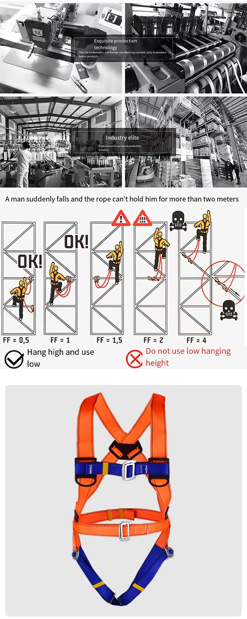 Double Hook Safety Harness MKB697