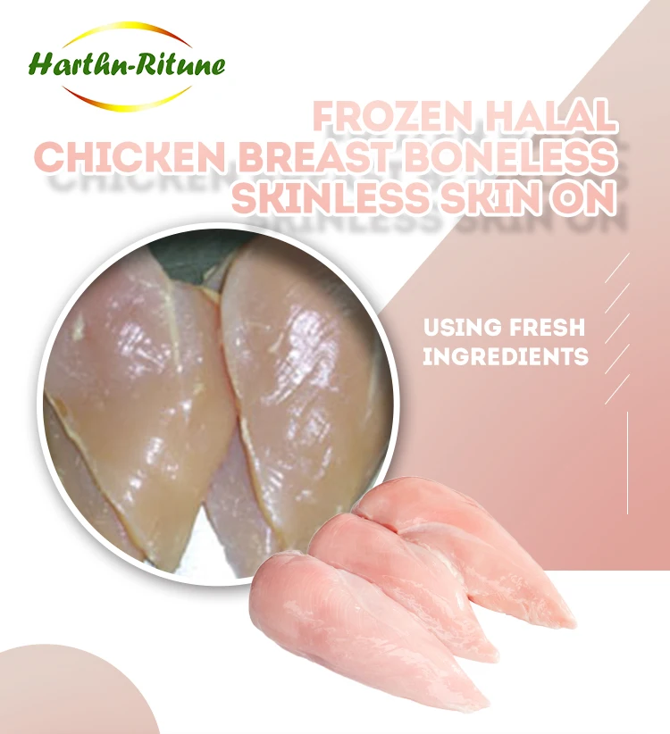 High Quality Frozen Boneless Skinless Chicken Breast Fillets Good Price Halal Compliant