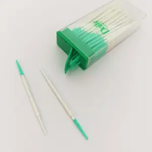 Daily Care China Soft Brush Interdental Picks Supplier Teeth Gap Cleaning Plastic Toothpick Customize Color Comfort Dental Picks