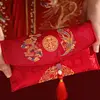 Brocado Song y bordado de Suzhou - Dragón y Fénix (con borlas)