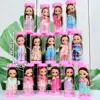 668a-3 barrel-pack barbie doll-13 cm-random one