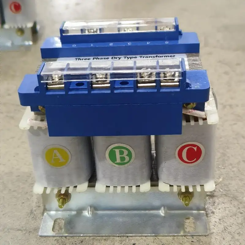 300VA/1KVA 3-Phase Control Transformer 480/220/36 220V to 380V 440V Copper Aluminum Material for Electronic Usage 50Hz Frequency