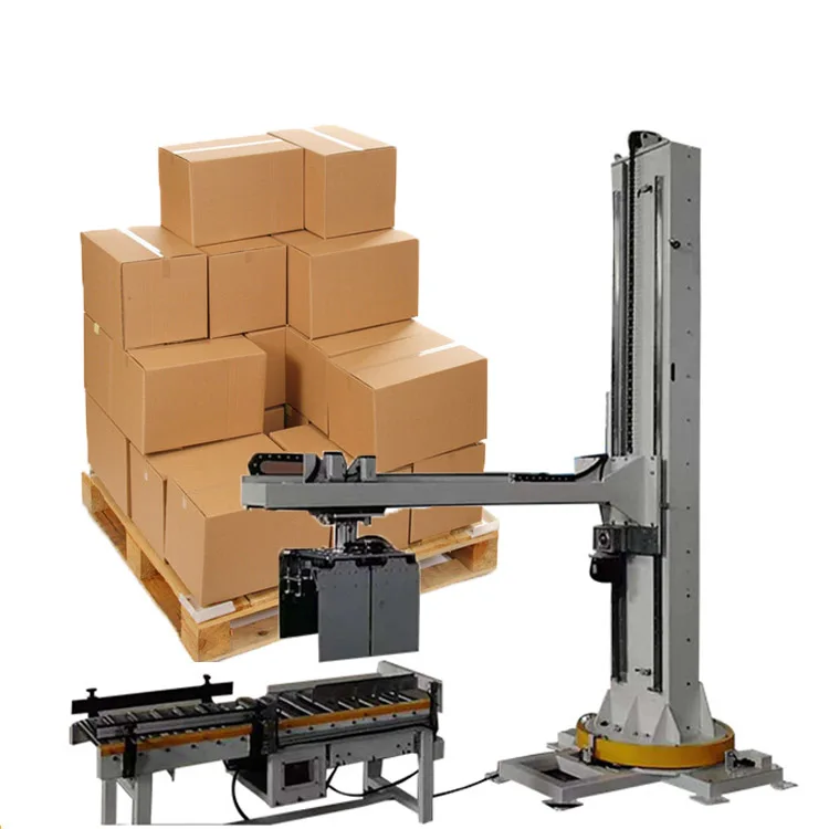 Fully Automatic Machinery Robotic Column Palletizer 20kg Bags Factory Robotic Palletizer Machine Pallet Stacking Robots
