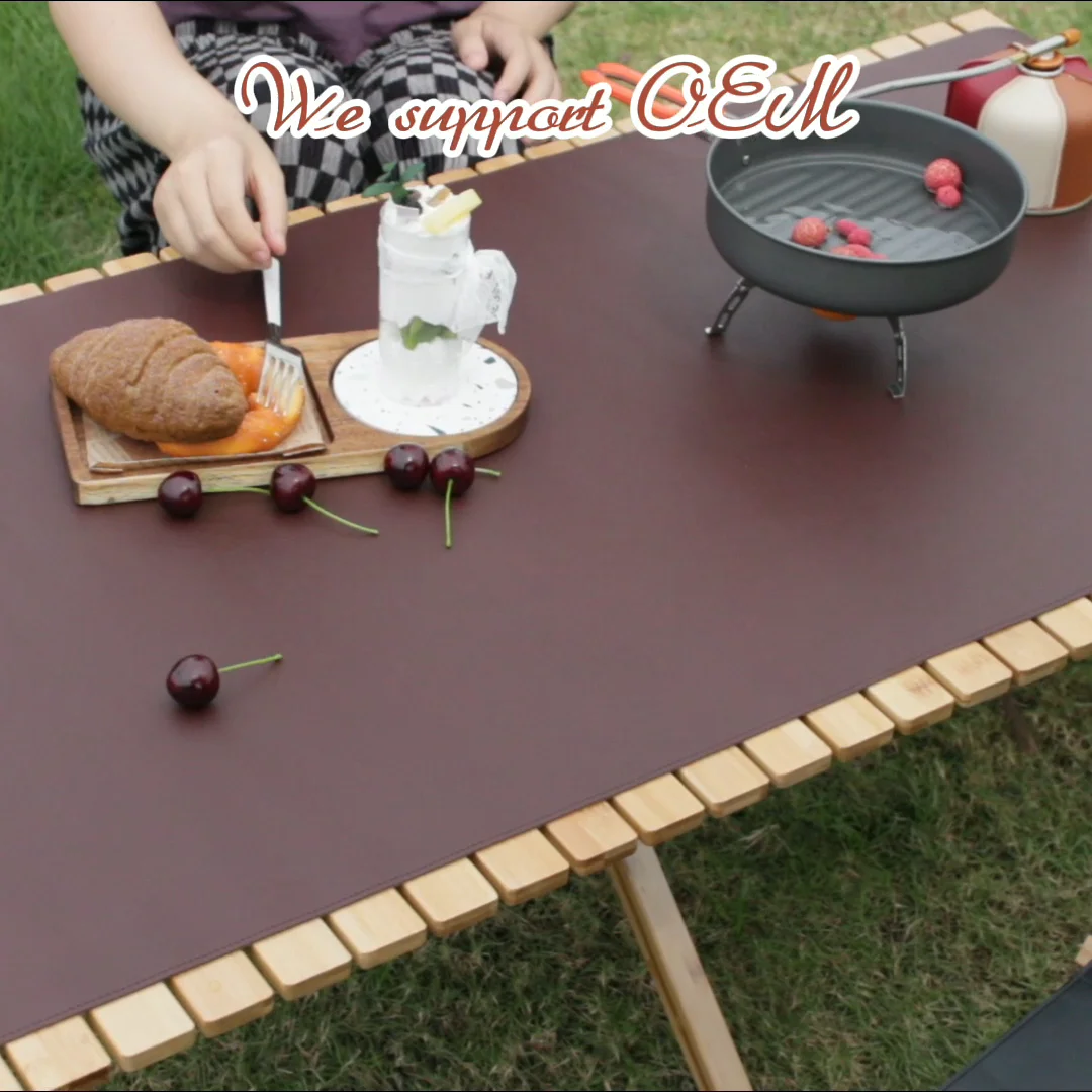 43x30cm Single Leather Camping Mat Desk Pad Outdoor Picnic Table Pads Protector Mini Mouse Pad