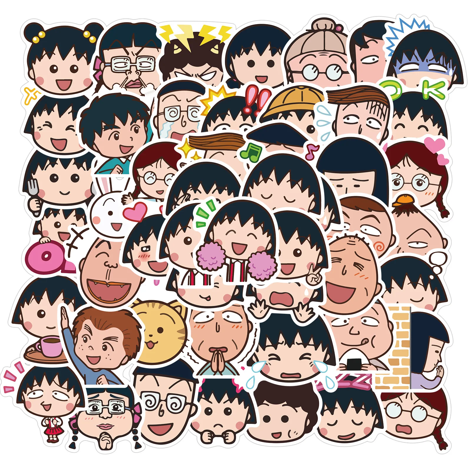 Wholesale 50Pcs Chibi Maruko Japan Cute Girl Sticker For, 43% OFF