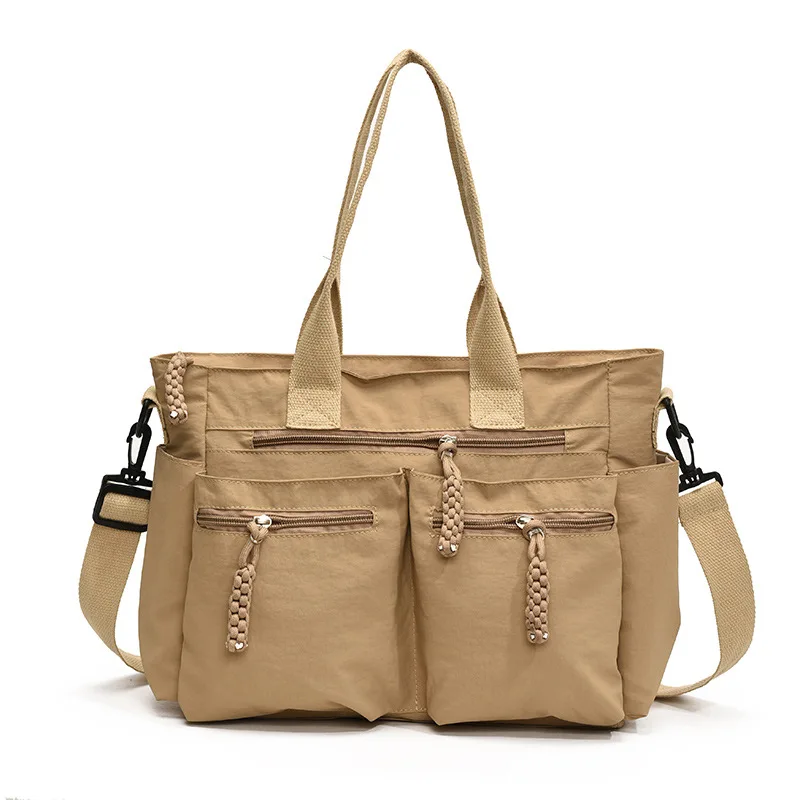New Women's Fashion Tote Bag Large Capacity Multi-use Cross Shoulder or Single Shoulder Single Bag D
