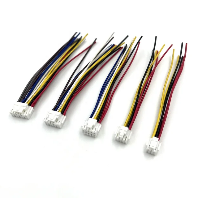 Custom JST ZH PH EH XH 1.0 1.25 1.5 2.0 2.54mm Pitch 2P 3P 4P 5P 6P 7P 8P Connectors Wiring Harness