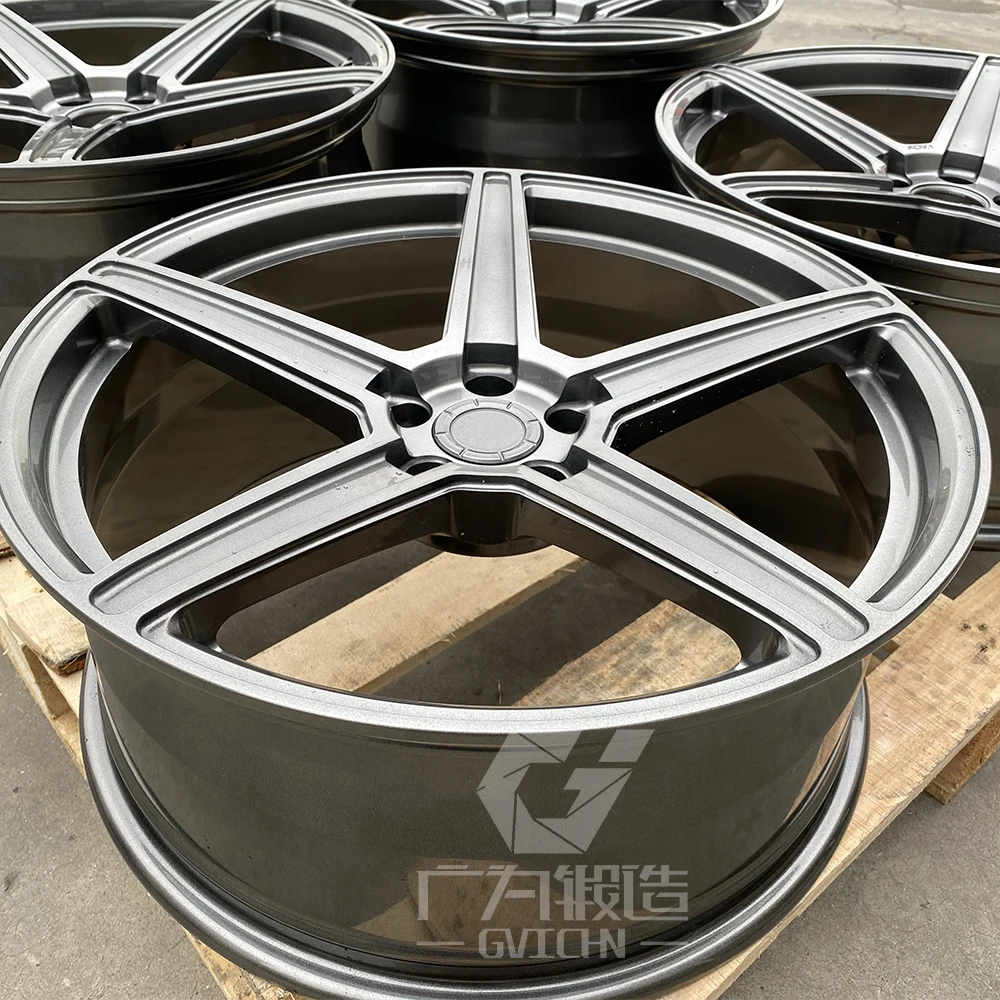 GVICHN one piece matte finish forged wheels 16 - 26 inch aluminum alloy rims 5x112 5x114.3 5x120 monoblock wheel hub