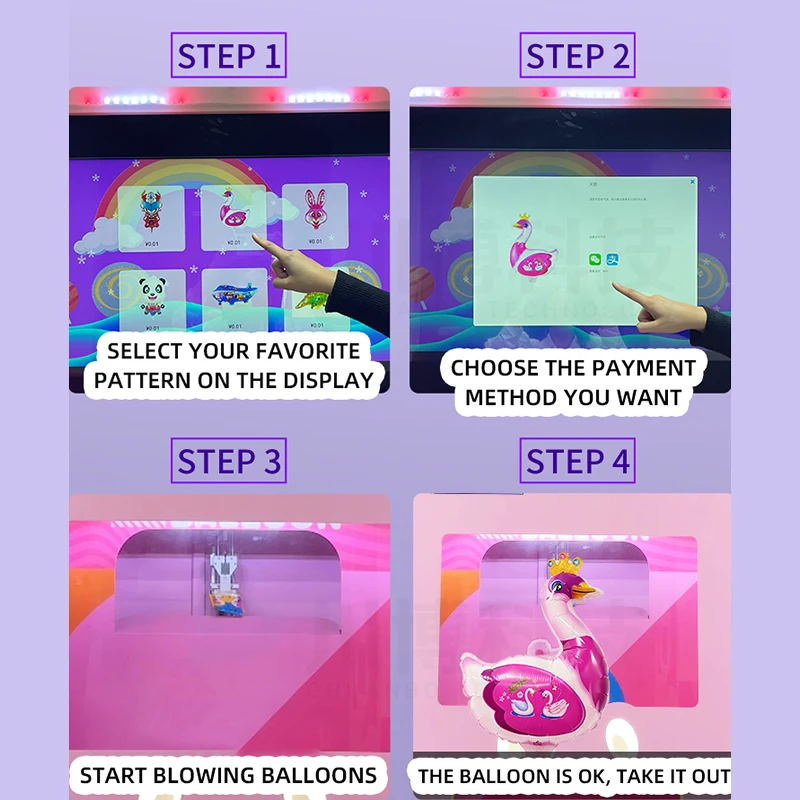 Automatic Industrial Balloon Vending Machine Balloon Machine Price in Cinema Full Automatic Balloon Vending Machine
