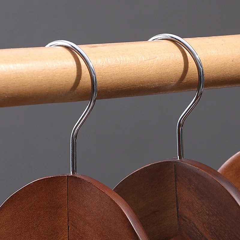 Custom logo extra shoulder wood coat hanger brand wooden clothing hanger for display