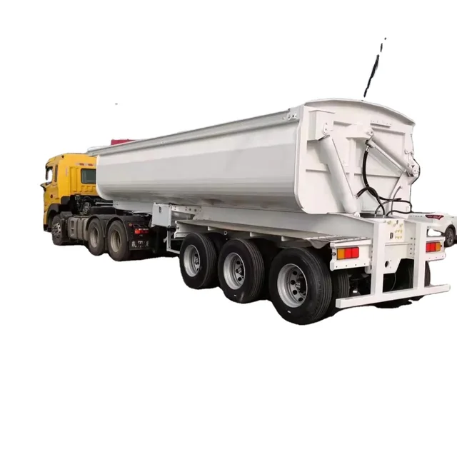 cargo dumper semi trailer end tipper side tipper