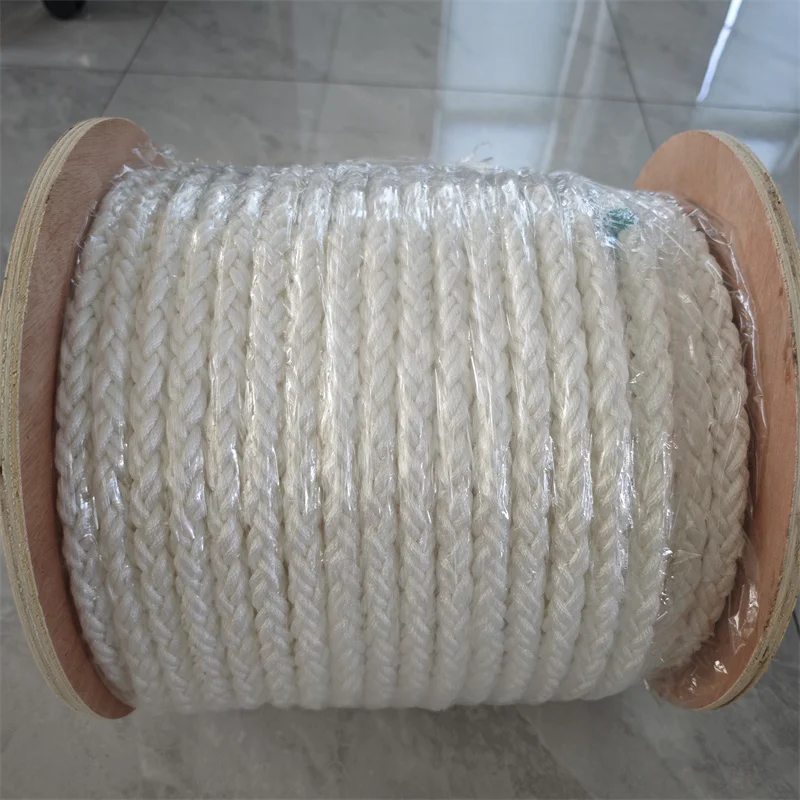 Heavy Duty 60mm Black Polyester Mooring Rope for Marine Use 8