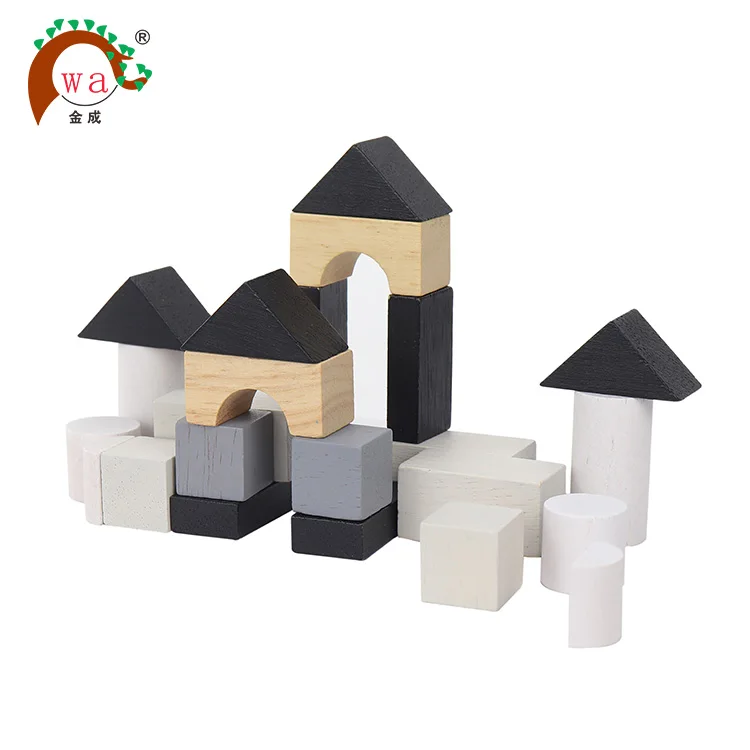 
 Модные детские деревянные строительные блоки, популярные деревянные блоки, строительные игрушки  