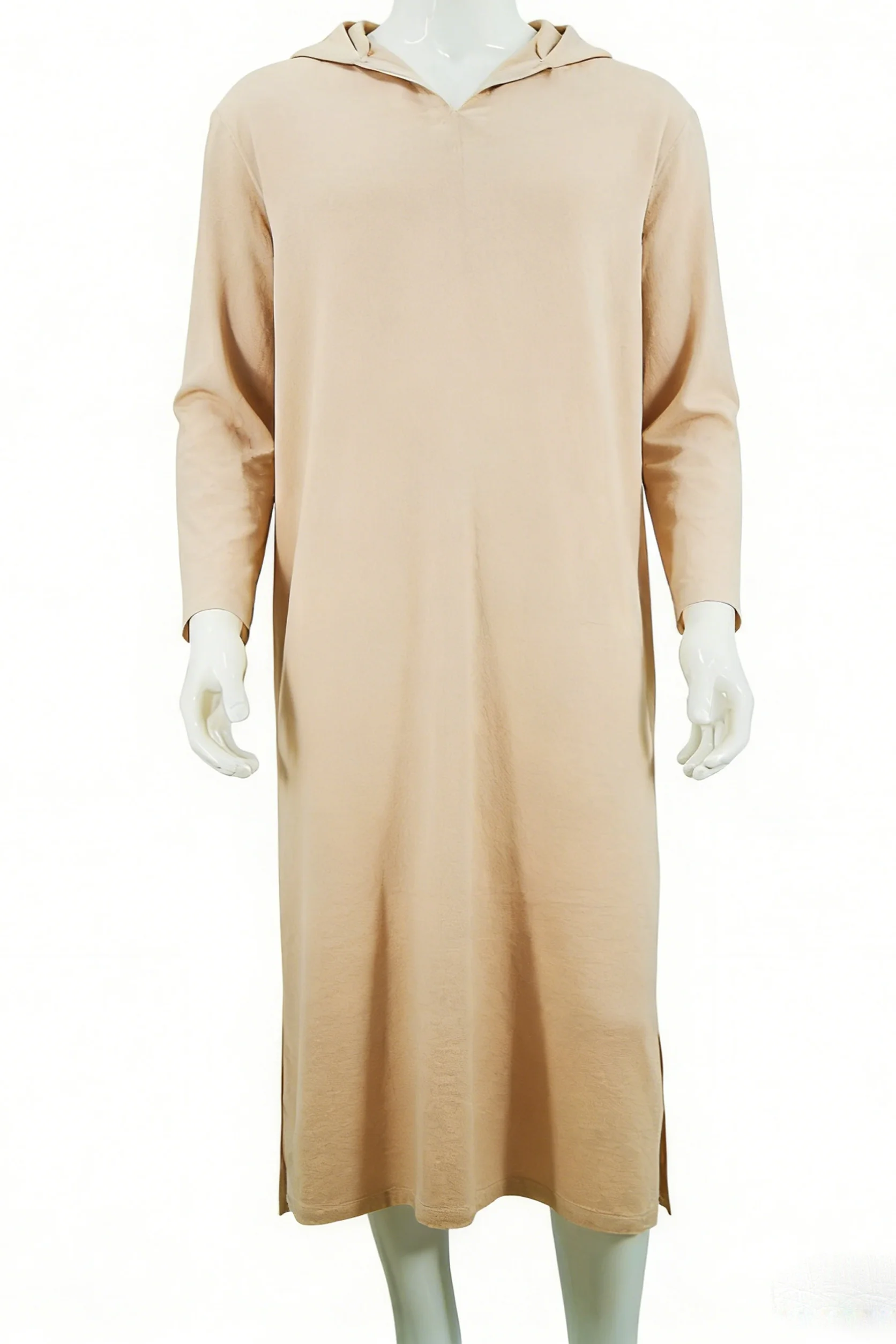 Men's Casual Hoodie Embroidery Regular Sleeve Saudi Arabian Thobe Islami Jumpsuits Playsuits