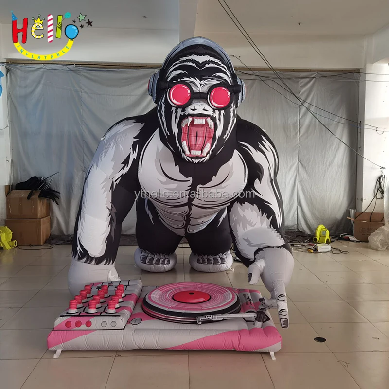 Customized Orangutan Model Inflatable Giant Gorilla Inflated Baboon ...