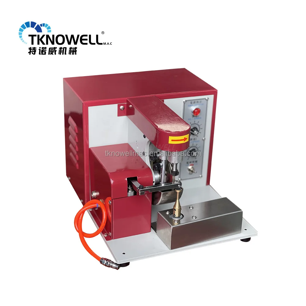 Automatic Single Side Leather Strap Belt Edge Oil Oiling Dyeing Coloring Inking Painting Machine for Handbags Belts Shoes