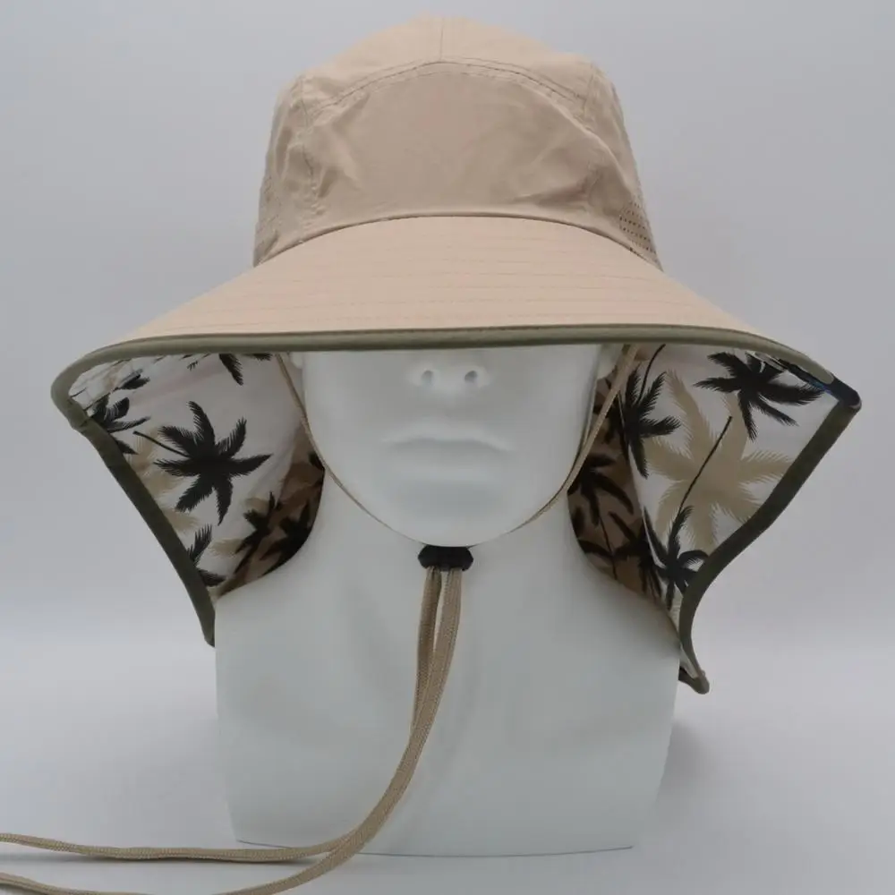 Широкополая пользовательская уличная Защита от ультрафиолетовых нитей летняя рыболовная
