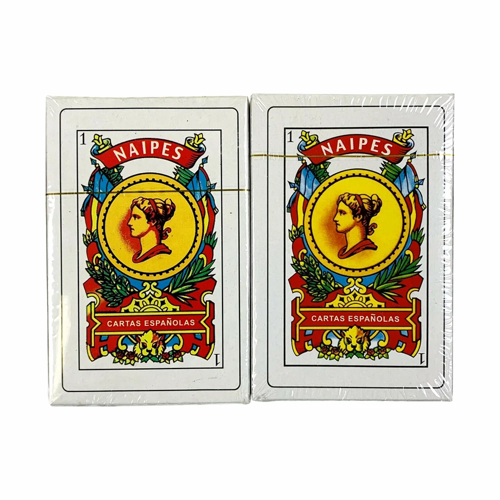 2 палубы baraja Espanola 50 Cartas пользовательские покер испанские игральные