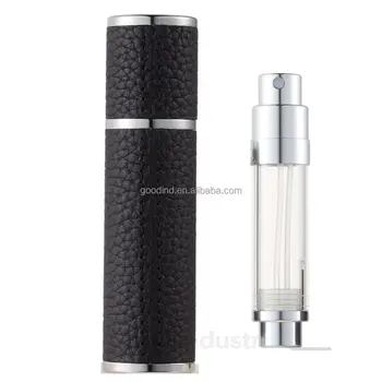 5ml Portable Refillable Travel-sized Perfume Atomizer with Magnet Cap Aluminum and Alloy Shell Spray Cosmetics Fragrance Bottle