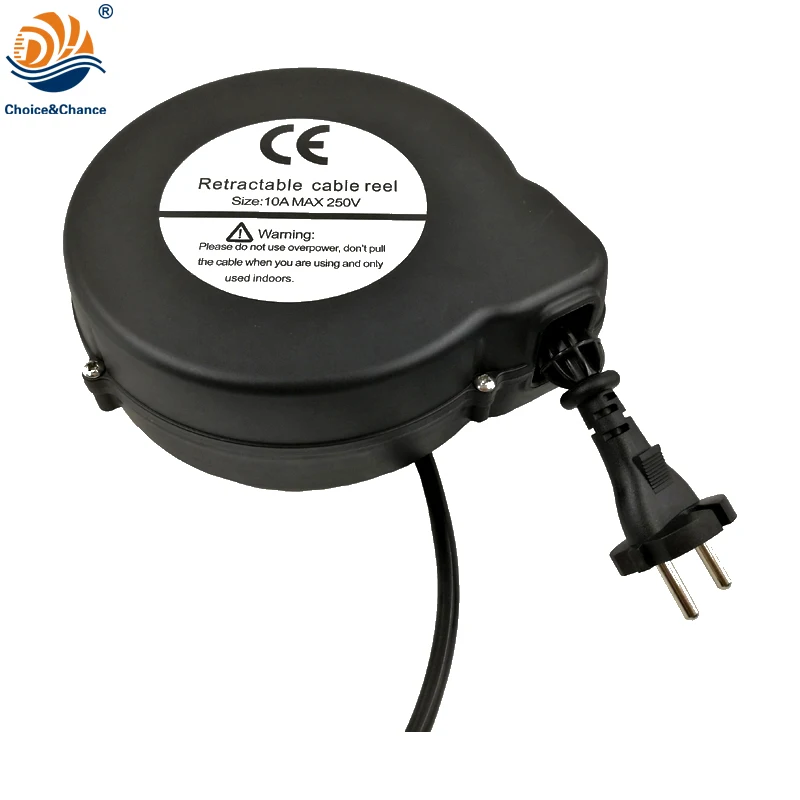 Vde Small Power Cord Retractor Automatic Retractable Cable Reel For ...