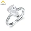 3CT 14K gold ring