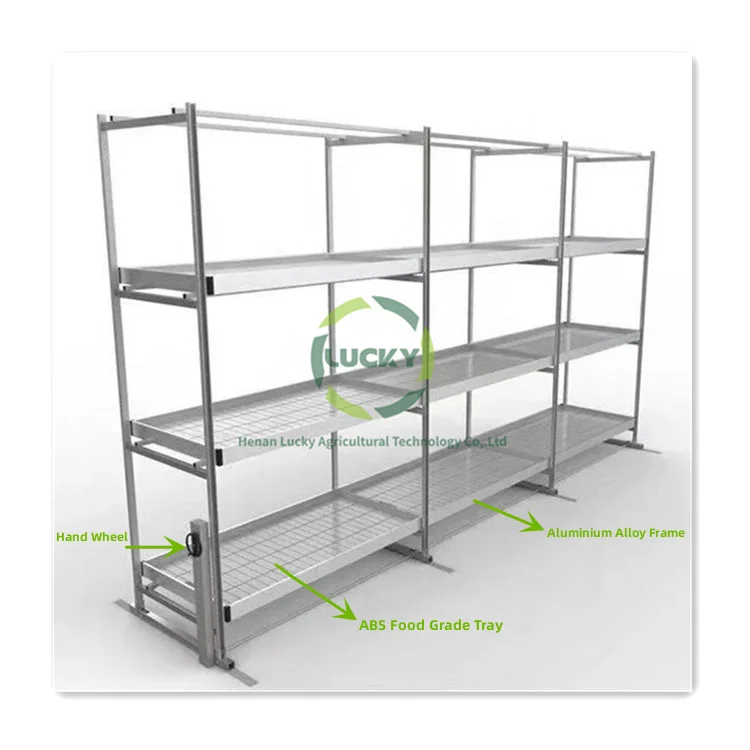 Plants Rack Indoor Vertical Farm Equipment Smart Climate Control Grow ...