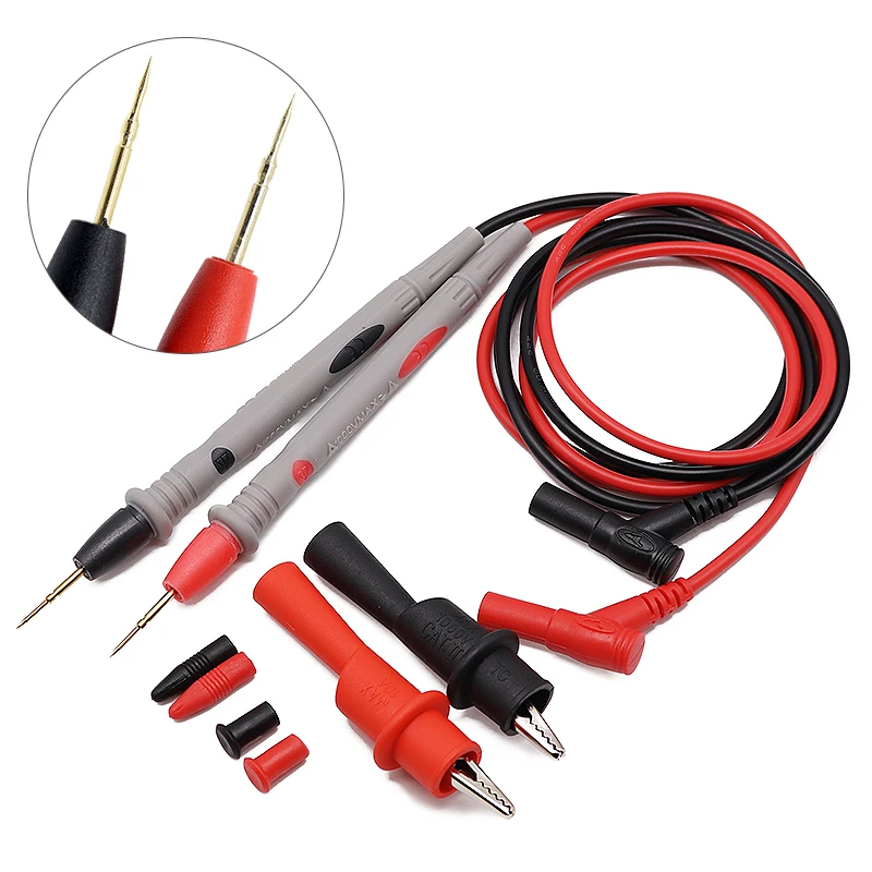 Red New Universal Digital Multimeter Multi Meter Test Lead Probe Wire Pen Cable 