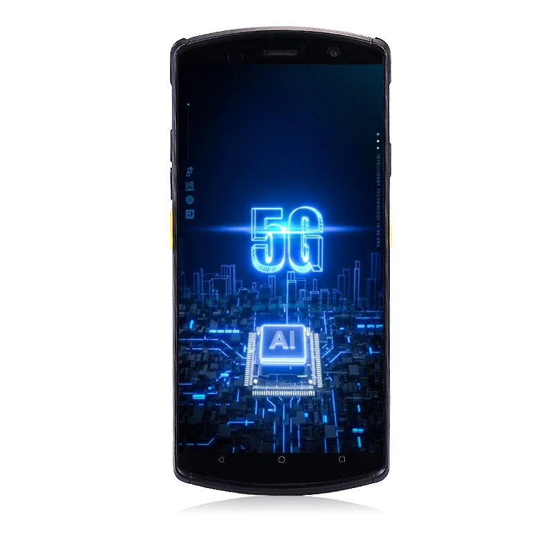 5G handheld computer 5G wifi portable barcode scanner pda 5G bear hazardous environment with WMS MES ERP software