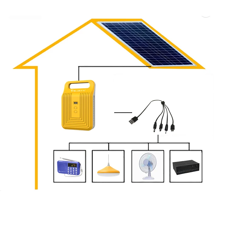 Solar Home System Solar Lighting Kit Solar Phone Charging Lithium Battery Solar DC System Solar Home Lighting System
