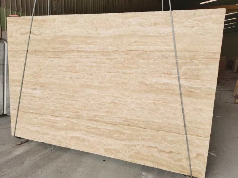 Customized Size and Shape Turkey Travertine Stone Italian Roman Silver Travertine for Wall Panel