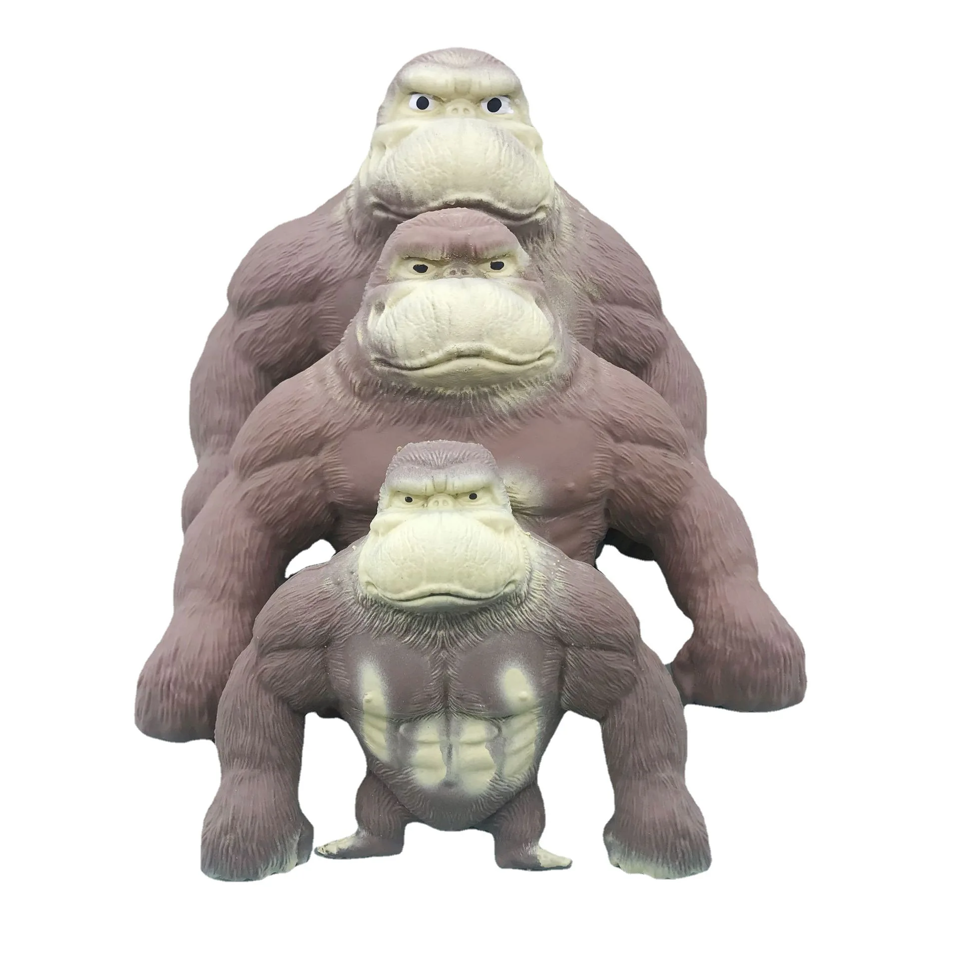 Upgraded Tpr Big Squishy Gorilla Elastic Monkey Squish Gorilla For Kids