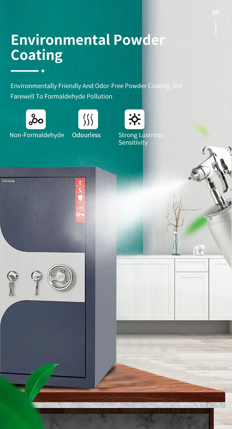 CEQSAFE High Security Digital Lock Home Hotel Money Safe Box 2 Hour Fireproof Safe factory